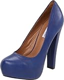 Steve Madden Women's Danitty Pump,Blue Leather,9.5 M US