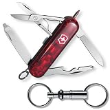 Swiss Army Money Clip with Key Chain Black