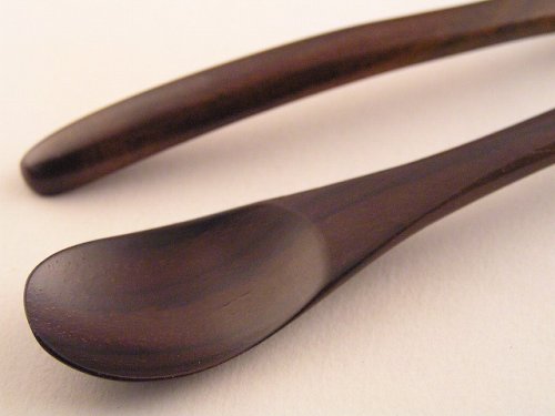森からの贈り物 自然が大好き ◆シタンの木 茶わん蒸スプーン 5本組 5SE22SK