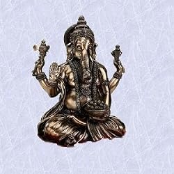 Ganesh statue hindu elephant god sculpture asian New