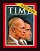 Dwight D. Eisenhower and Richard Nixon / TIME Cover: November 12, 1956, Framed Art Print by TIME Magazine