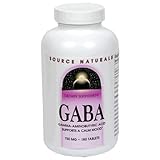 Source Naturals GABA, 750mg, 180 Tablets