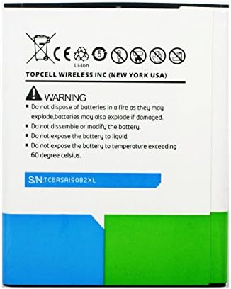 TOPCELLULAR Battery EB535163LU High Capacity For Samsung Galaxy Admire 4G R820 / Samsung Galaxy Grand Duos i9082 / Samsung Galaxy Grand Duos i9080 2800 mAh