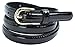 AnnaKastle Womens Faux Leather Skinny Dress Belt with Round Buckle