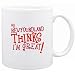 New  My Newfoundland Thinks I Am Great  Mug Dog