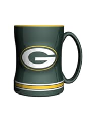 Sports: NFL Green Bay Packers Sculpted Relief Mug, 14-Ounce - Boelter Brands