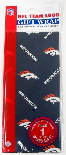 NFL Denver Broncos Wrapping Paper