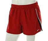 Nike Solid Red & Black Swimming Trunks