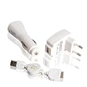 EU European spec 3 in 1 travel charger for all apple ipod including Nano 4th Gen and Touch 2nd Gen