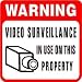 WARNING: VIDEO SURVEILLANCE property sign