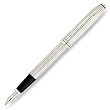 Cross Townsend, Sterling Silver, Fountain Pen, with Two Tone 18 Karat Gold Rhodium Plated Nib Medium (H656-MD)