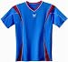 Erima »Xetra Line« Indoortrikot, Kurzarm, azur/rot/weiß