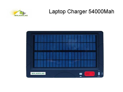 Molasolar Universal Hybrid Laptop Solar Charger 54000mah Can Support the Notebook Continue Working for 10-12 Hours - wide Range of Application: Can Support Mp3 mp4 ipod psp Game Mobile Phone PDA Cd Player GPS Digital Camera Digital Camera Notebook and Other Electronic Products.High-frequency mosquito repellent feature