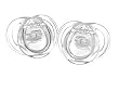 Tommee Tippee BPA Free Newborn Clear Shield Pacifier - 2PK