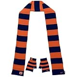  : Nike Auburn Tigers Navy Blue Ladies Striped Scarf & Glove Set