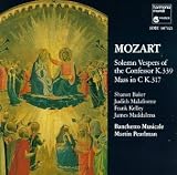 Mozart: Solemn Vespers of the Confessor K. 339; Mass in C K. 317