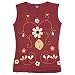 Flower Patch Short Sleeve T-shirt - RT672B (Wine, Small)