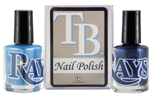 MLB Tampa Bay Devil Rays Two-Pack Team Colored Nail Polish