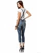 Suspender Rolled Skinny Jean Product Image