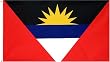 Antigua and Barbuda National Country Flag - 3 foot by 5 foot Polyester (New)