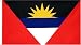 Antigua and Barbuda National Country Flag - 3 foot by 5 foot Polyester (New)