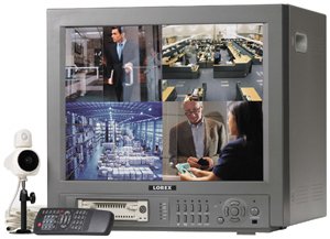 Photo: Lorex SG21CD7481UQ A80 21 inch Color 2 page/8 channel Observation System with Built in 4 channel DVR and 1 Camera
