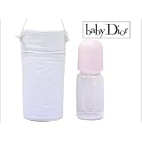 ベビーディオール 哺乳ビン Baby Dior 哺乳瓶 1947 ガラス ピンク 125ml 防水・保温ケース付き 出産祝い 新品 〔並行輸入品〕