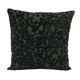 Black Burnout Velvet Cushion