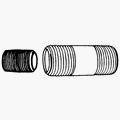 SEMINOLE TUBE - NIPPLES LTL  P101000550 STANDARD GALVANIZED NIPPLE  pack of 5