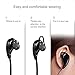 Cablex S330 Bluetooth Headphones V4.1 Wireless Sport Stereo In-Ear Noise Cancelling Sweatproof Headset Earbuds Earphones With Mic for Running Gym Exercise for iPhone iPad iPod Samsung S6 S5 Android