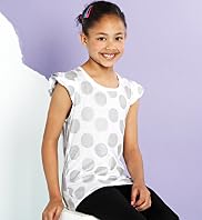 Pure Cotton Layered Cap Sleeve Spot Print Top Pure Cotton Layered Cap Sleeve Spot Print Top