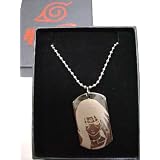 NARUTO Anime Manga: Itachi dog tag necklace + Pin