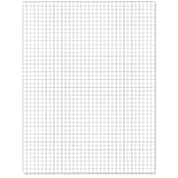 Ampad® 15lb Quadrille Pad with 4 Squares/Inch, Letter, White, 1 50-Sheet Pad/pack