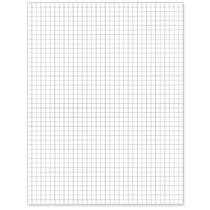 Ampad® 15lb Quadrille Pad with 4 Squares Inch - Letter - White - 1 50-Sheet Pad pack Image Ampad® 15lb Quadrille Pad with 4 Squares Inch - Letter - White - 1 50-Sheet Pad pack