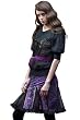 Lace Print Gore Skirt