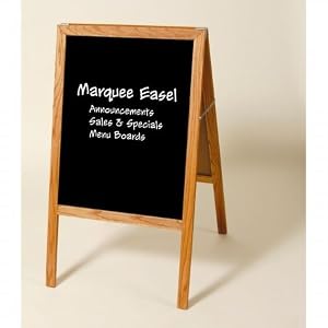 Crestline-312-A-Folding-Two-sided-Marquee-Stained-Wood-Easel-Whiteboard-and-Black-Chalkboard