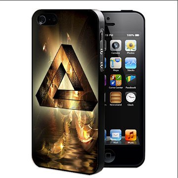 Illuminati On Fire Hard Snap On Cell Phone Case Cover (iPhone 5 5s)