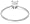 10k White Gold Round Solitaire Diamond Engagement Ring (1/3 ct, J-K Color, I2-I3 Clarity), Size 5
