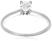 10k Choice of White or Yellow Gold Round Diamond Solitaire Engagement Ring (1/3 ct, J-K Color, I2-I3 Clarity)