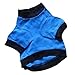 Binmer(TM)Dog Clothes New Cute Dog Pet Cat Spring Summer Pet T-Shirt Clothes Puppy Clothing (Blue, M)