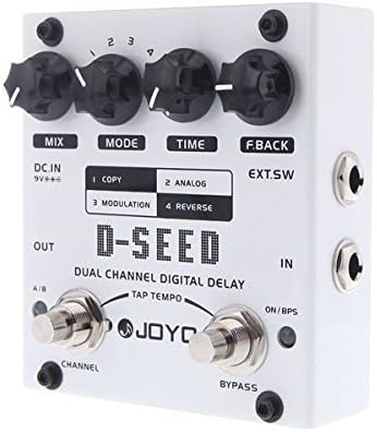 JOYO D-SEED Dual Channel Digital Delay Guitar Effect Pedal Four Modes