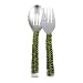 Wild Eye Designs Beaded Salad Serving Set - Green