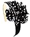 Girls Ruby Satin Flower Arch Headband By Funny Girl Designs