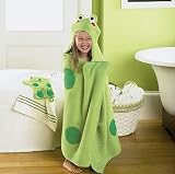 Jumping Beans® Frog Hooded Bath Towel, in Green