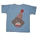 Silly Sock Monkey 1st Birthday Short Sleeve Shirt
