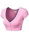J.TOMSON Womens Short Sleeve V-Neck Bolero Shrug Cardigan