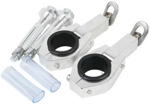 28mm 1 1/8 Aluminum Chrome Handguards Oversized Hardware Fat Clamp Mount Kit