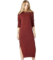 Fitted Cocktail Long Sleeves Winter Sweater Wool/Knit Evening Dress/Party Dress/Maxi Dress 