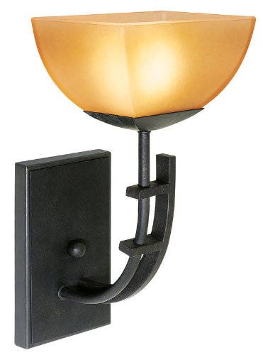 Access Lighting 26111-ABRZ/AMB Ambrato Wall Sconce Fixture,
