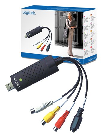 Audio und Video Grabber USB 2.0 - Digitalisiert Audio- und Videosignale - Philips Chipsatz - incl. Ulead Video Studio SE Software - Quality Audio Video Grabber